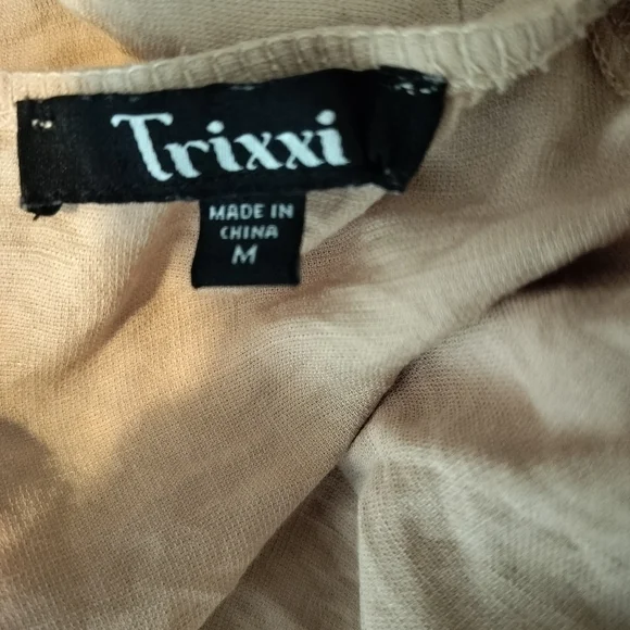 Trixxi Tan Midi Dress - Picture 6 of 7